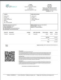 Paquete formato 3: Factura, SO y REP.